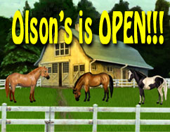 Olson's is open!