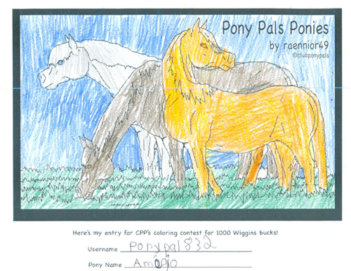Pony Pal 832 entry
