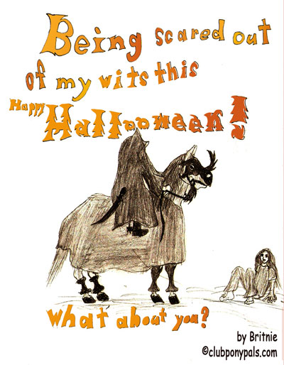 britnie Halloween card