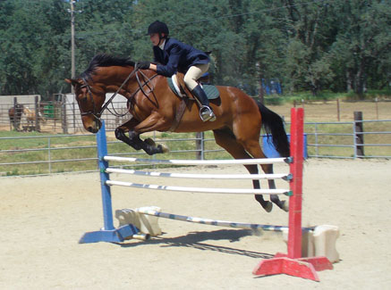 Johanna jumping