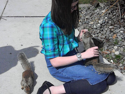 keely and squirrels