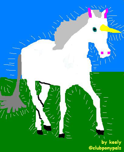 keely unicorn art