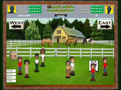 Olsons horse farm crowd