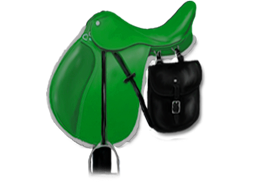 green saddle