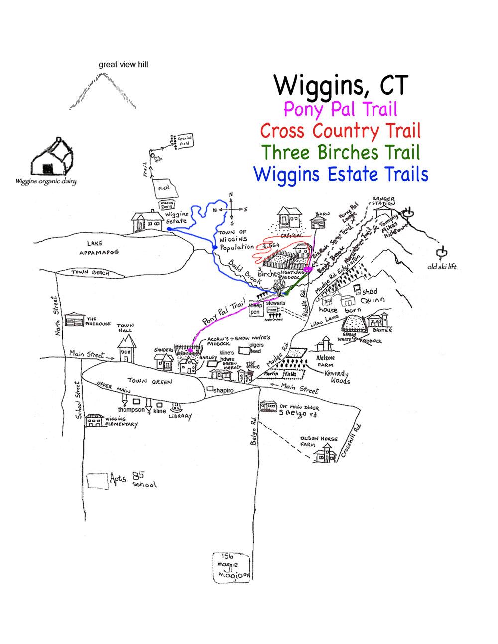 map of Wiggins